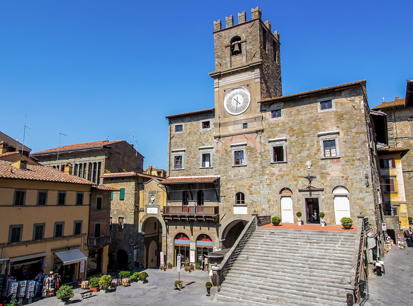 Piazza della Repubblica in Cortona